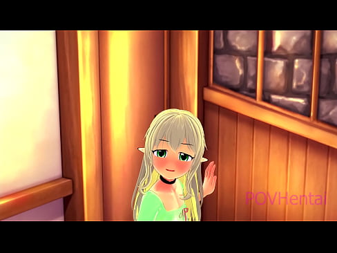 ❤️ (Trap) Bidh maighdeann Elvish gad chuideachadh gus d’ aghaidh a nighe. ❤❌ Bhidio anal leinn